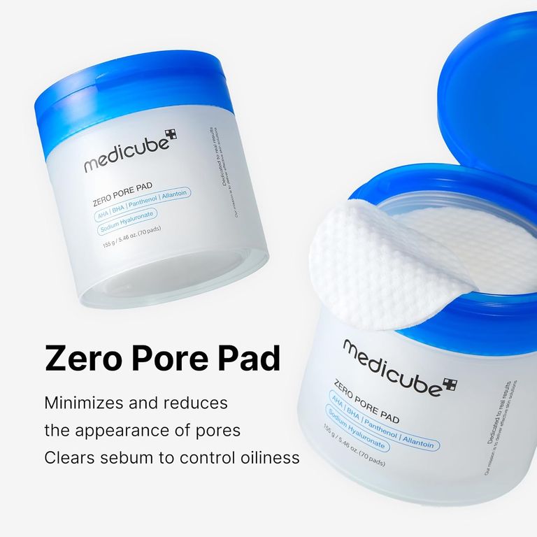 MEDICUBE - DISCOS DE ALGODÓN CON TÓNICO ZERO PORE PAD 2.0