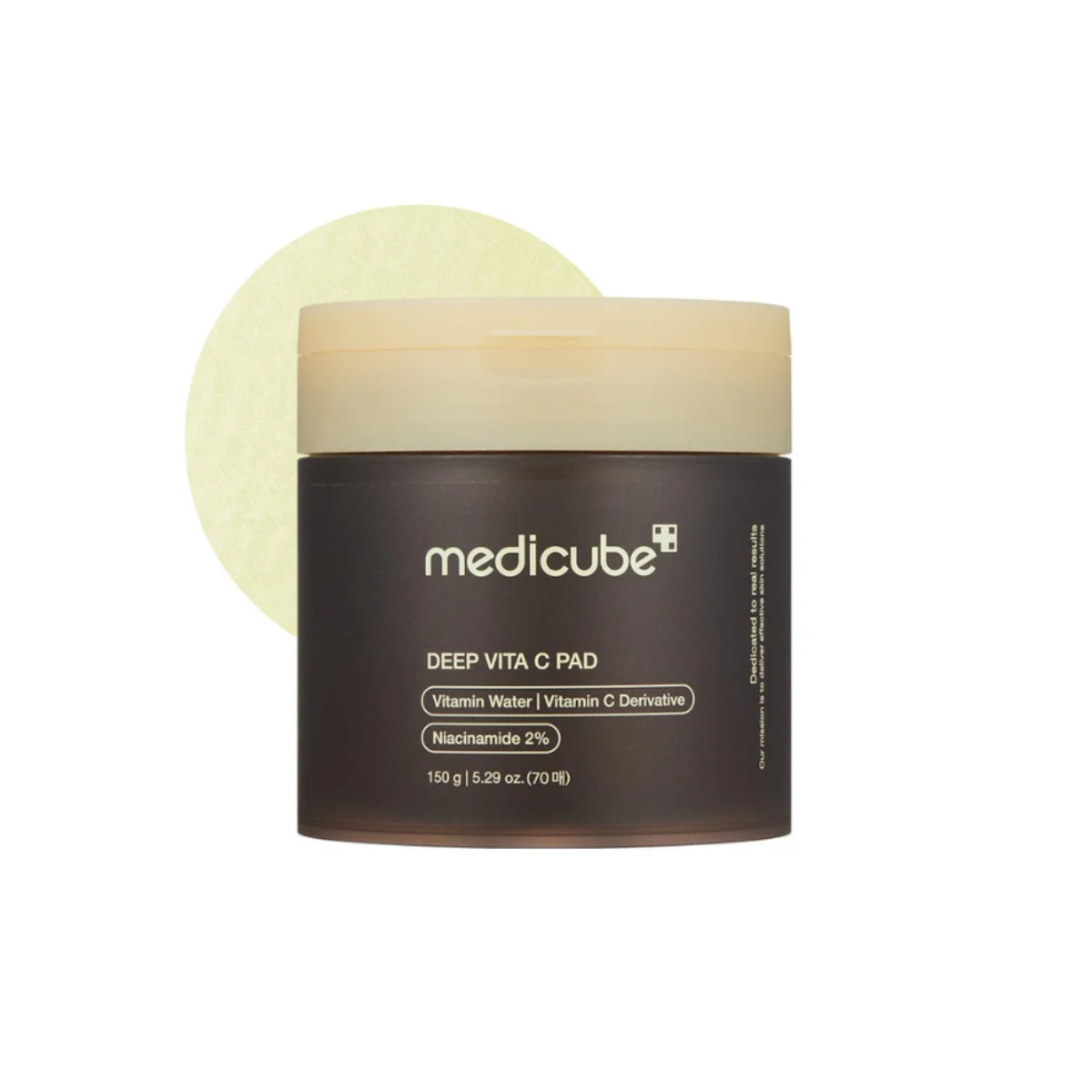 MEDICUBE - DISCOS DE ALGODÓN CON TONICO DEEP VITA C