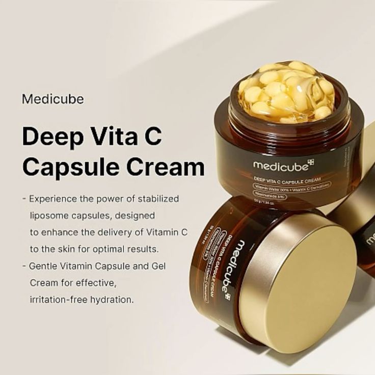MEDICUBE - CREMA DEEP VITA C CAPSULE CREAM