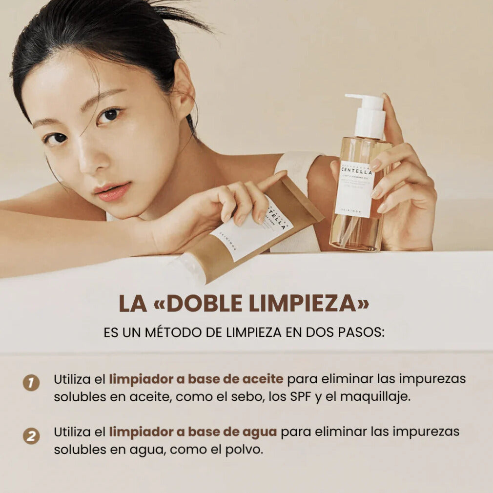 SET DE ACEITE Y ESPUMA LIMPIADORA CENTELLA SKIN1004